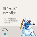 Vinter – Skriv meningar till bilden – 30 olika bilder att skriva till – Vintertema - bild 4