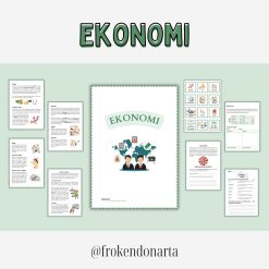 Ekonomi - Helt arbetsområde (Faktatext med frågor + Begreppskort + Prov + Resonemang och samband övningar + Livets lotteri)