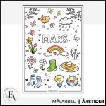 Mars | Målarbild - bild 2
