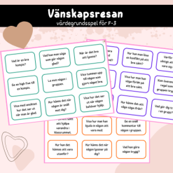 Vänskapsresan – värdegrundsspel för F–3 | Empati, samarbete & samtal