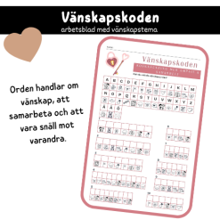 vänskapskoden - vänliga veckan
