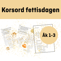 Korsord fettisdagen