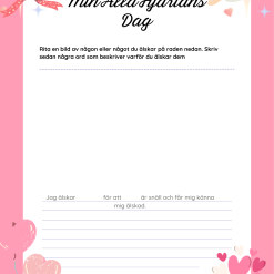 Gratis Alla Hjärtans Dag Brev