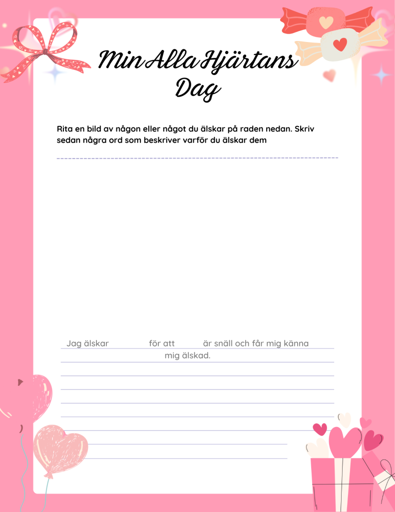 Gratis Alla Hjärtans Dag Brev