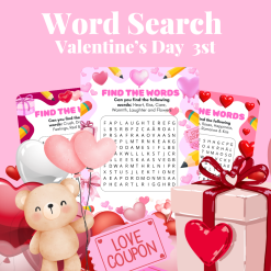 Word Search – Valentine`s day