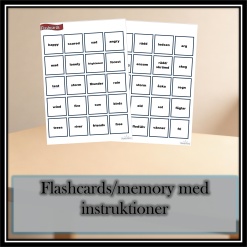 Gratis: Flashcards/memory – Tema känslor – Engelska (nybörjare A1-A2)