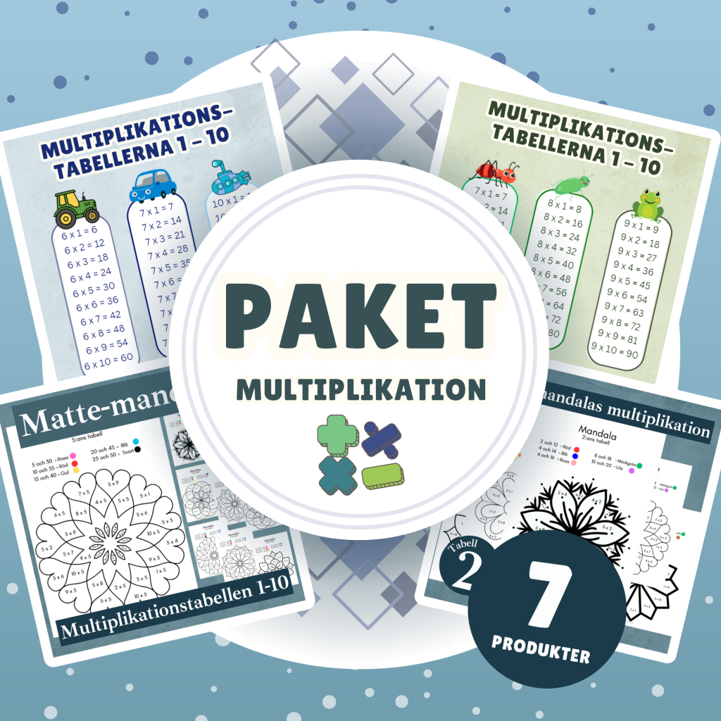 Paket Multiplikation (värde här på TA 135kr)
