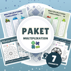 Paket Multiplikation (värde här på TA 135kr)