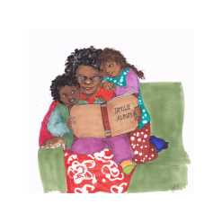 Kan på begäran redigeras och istället illustrera högläsning ur bilderbok.