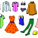 Färgglada kläder, skor och accessoarer - bild 3