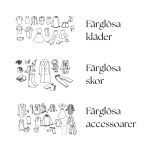 Färglösa kläder - bild 1