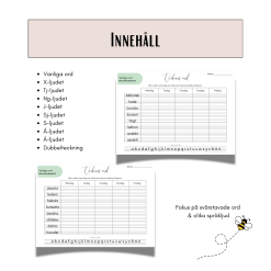 Veckans ord åk 3 - läsårspaket