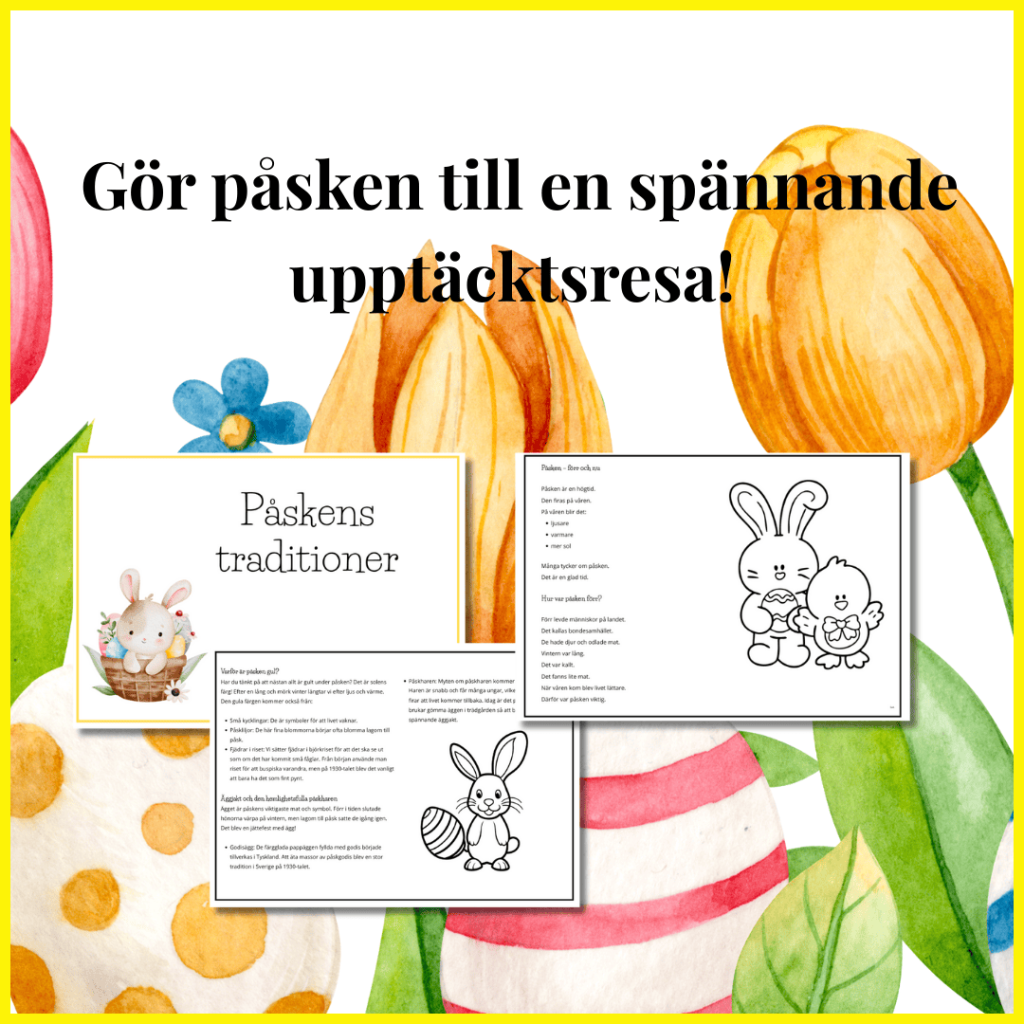 Häxor, godis och vårfest – Påsken för åk 2–3 (SVA)