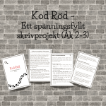Kod Röd – Ett spänningsfyllt skrivprojekt (Åk 2-3) - bild 1