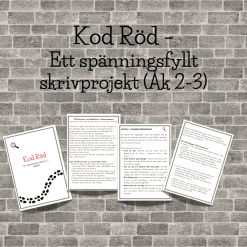 Kod Röd – Ett spänningsfyllt skrivprojekt (Åk 2-3)