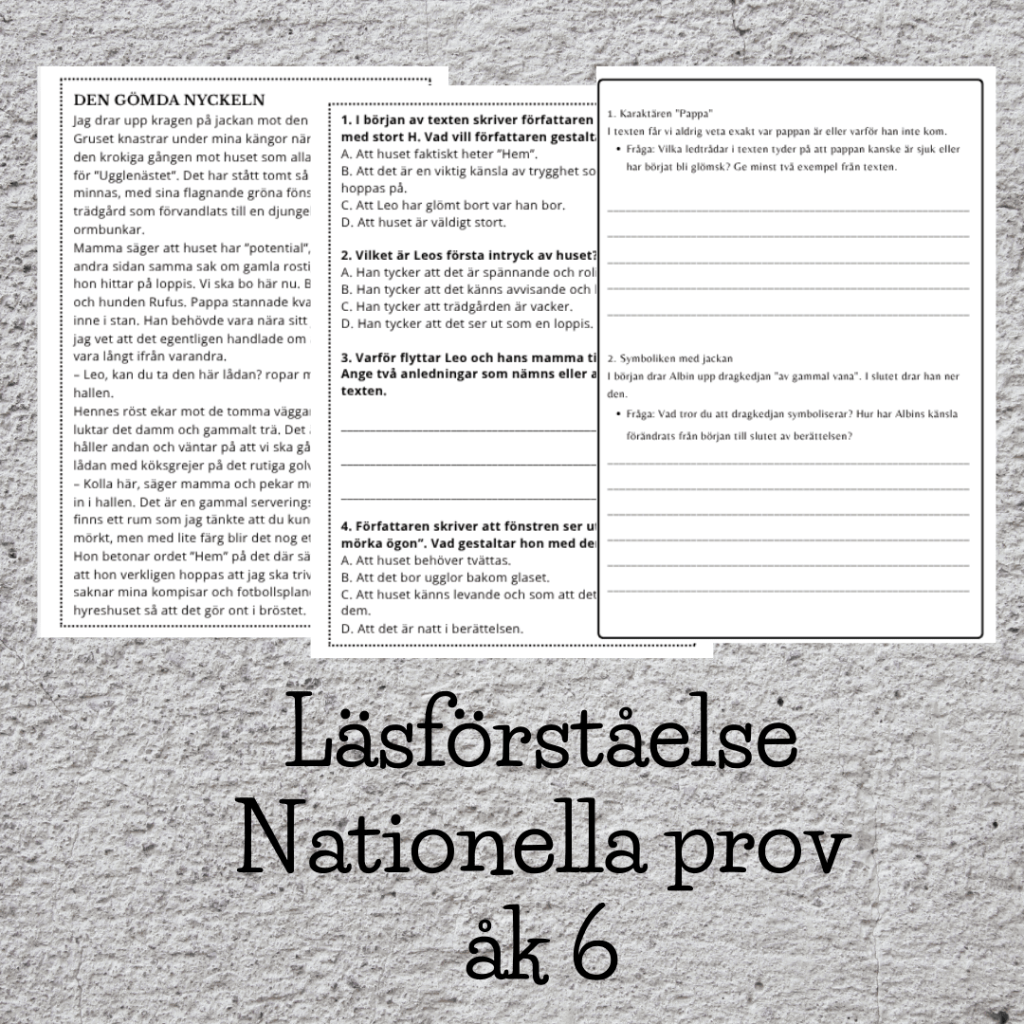 Öva inför Nationella Provet åk 6