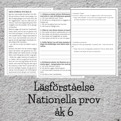 Öva inför Nationella Provet åk 6