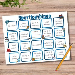 Läsbingo - SPORTLOV!