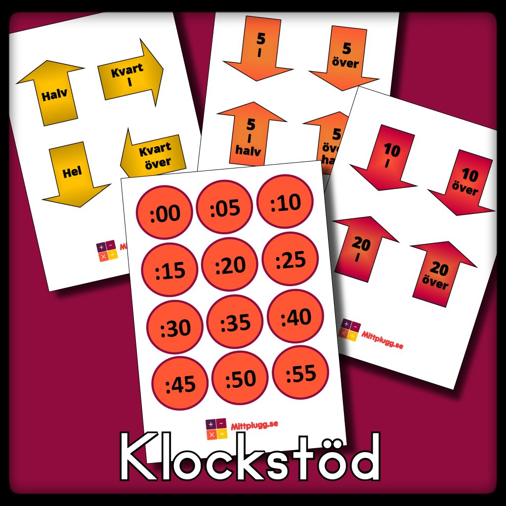 Klocka – Klockstöd på Svenska & Engelska