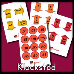 Klocka - bildstöd - klockstöd