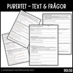 Biologi - ÅK 5 - puberteten