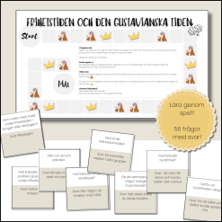 Spel: Frihetstiden och den Gustavianska tiden