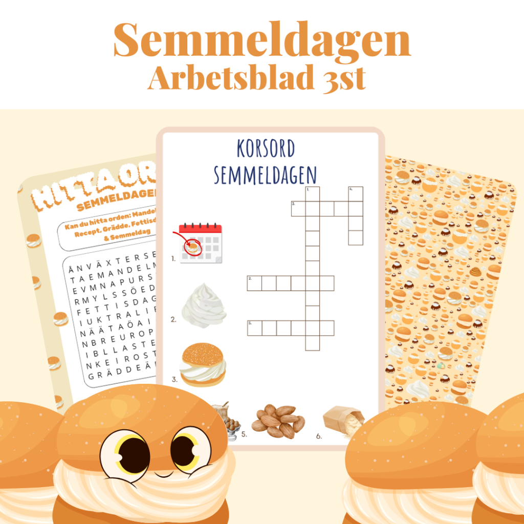 Fettisdagen – Arbetslad 3st