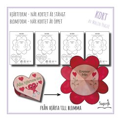 Kort hjärta Alla hjärtans dag
