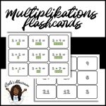 Multiplikations flashcards - bild 1