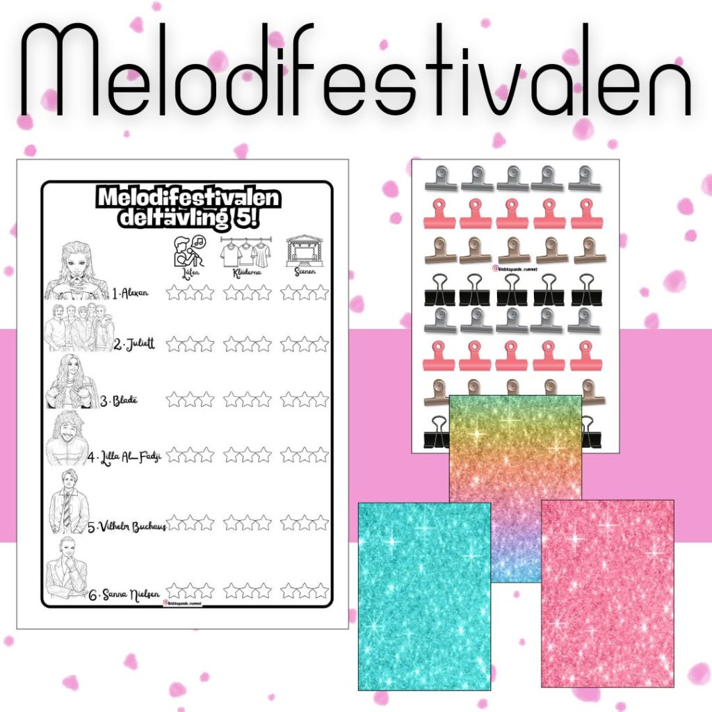 Röstlapp deltävling 5 melodifestivalen