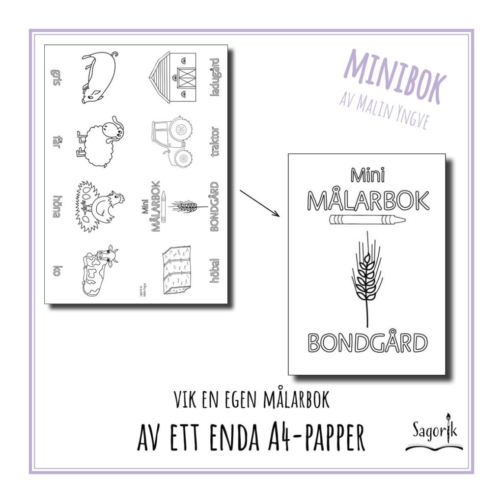 Minimålarbok Bondgård
