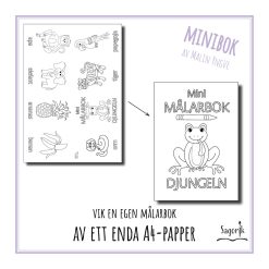 Minimålarbok djungeln