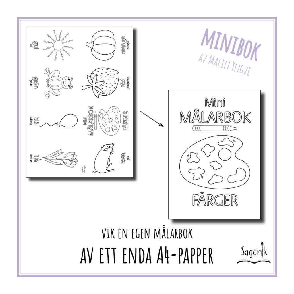 Minimålarbok Färger