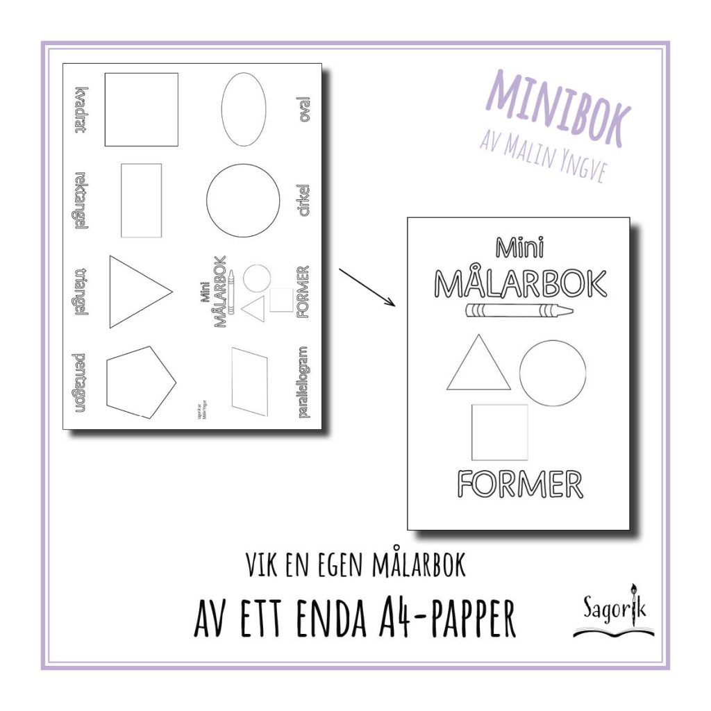 Minimålarbok Geometriska former