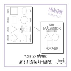 Minimålarbok former