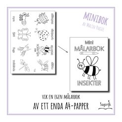 Minimålarbok insekter