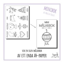 Minimålarbok jul
