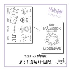 Minimålarbok midsommar