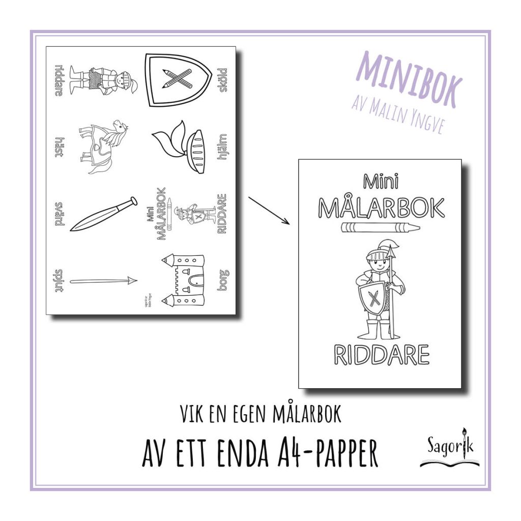 Minimålarbok Riddare