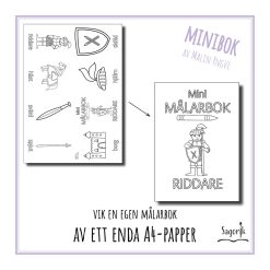 Minimålarbok riddare