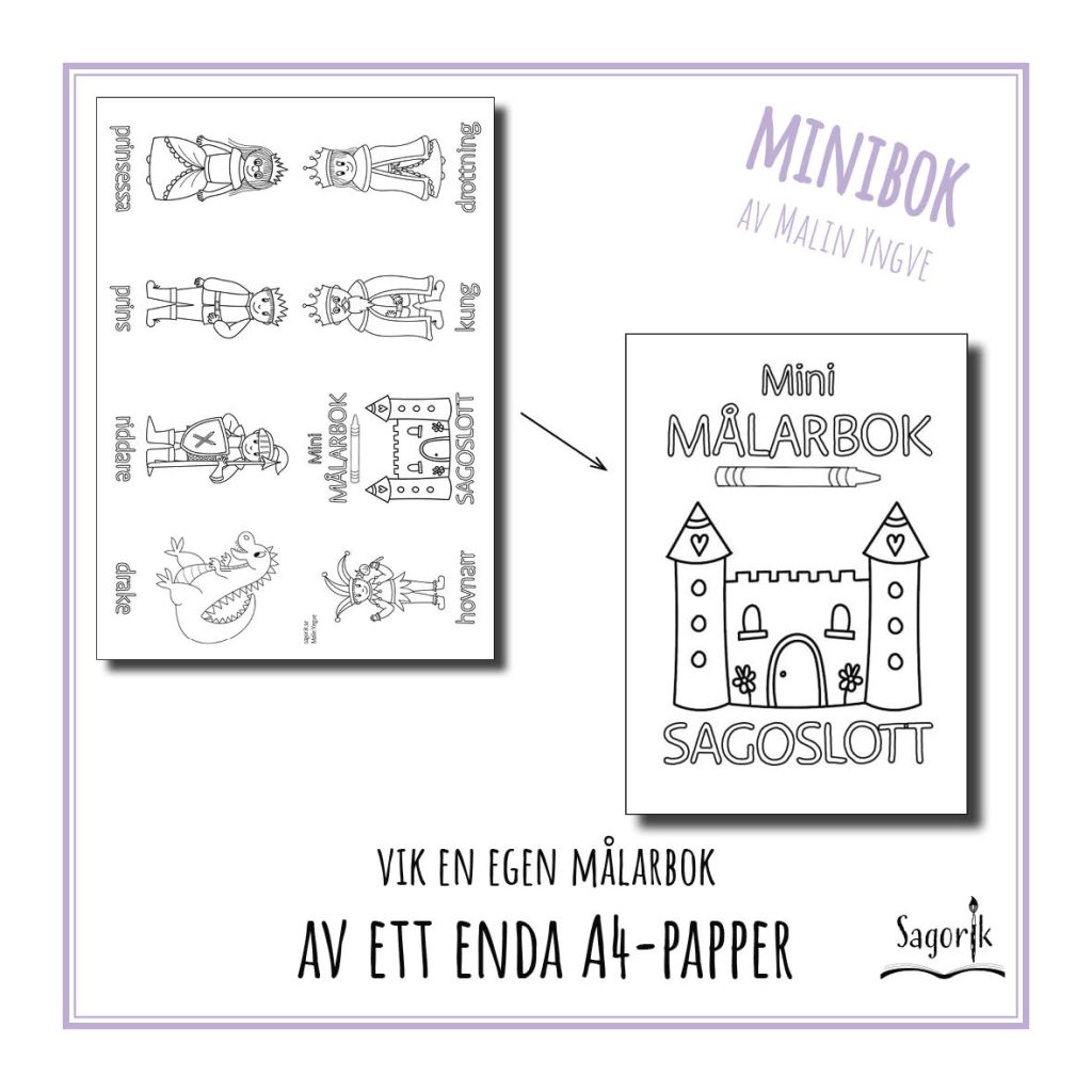 Minimålarbok Sagoslott