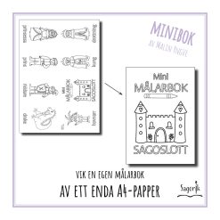 Minimålarbok sagoslott