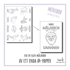 Minimålarbok savannen