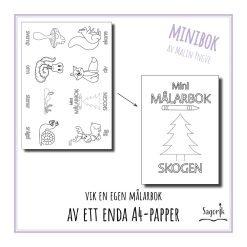 Minimålarbok skogen