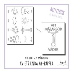 Minimålarbok väder