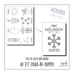 Minimålarbok vinter