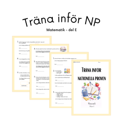 Träna inför NP - matematik del E