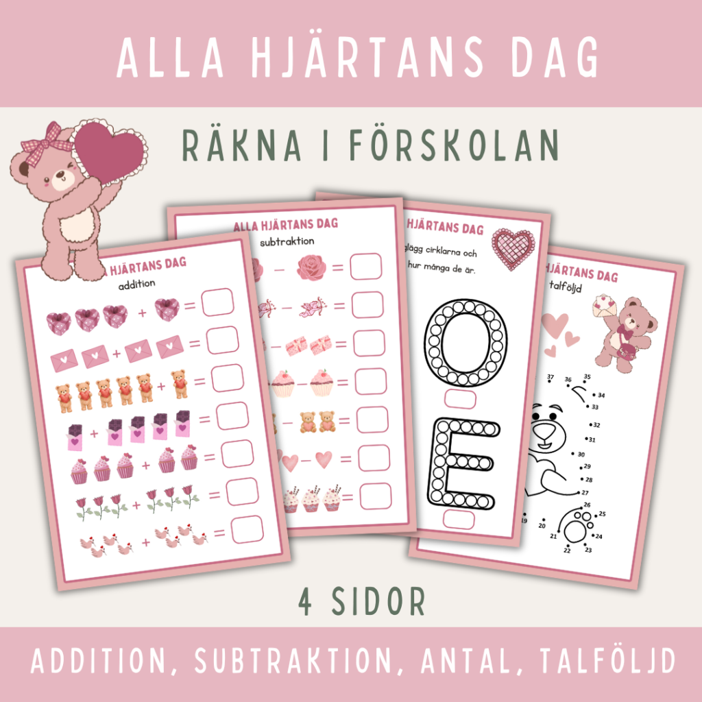 Räkna i förskolan, Valentine