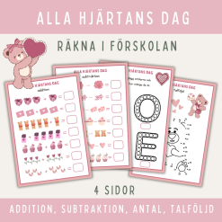Räkna i förskolan, Valentine