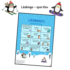 Läsbingo - sportlov